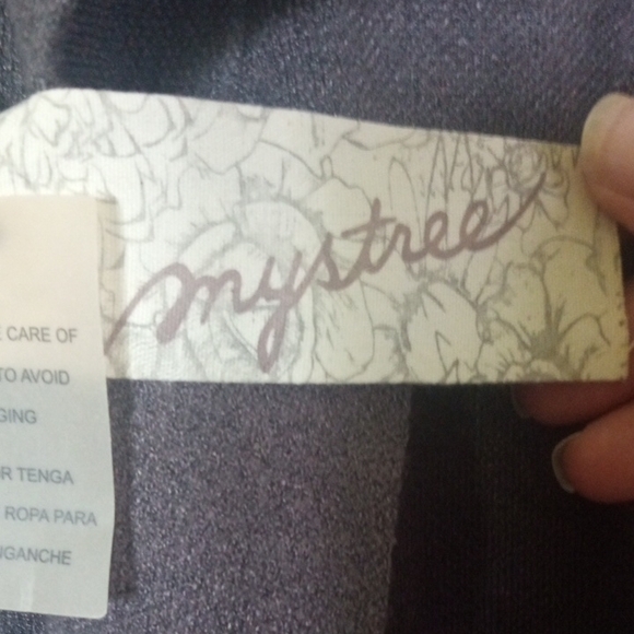 Mystree Gray Knit Long Cardigan Size Small - Picture 3 of 9